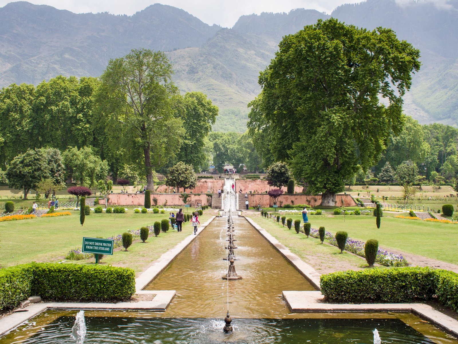 Nishat Bagh Mughal Garden in Srinagar Kashmir