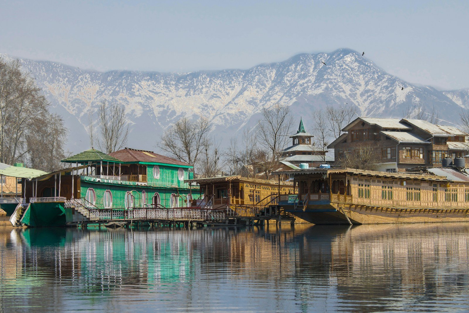 Pahalgam Kashmir valley and mountain landscape for a honeymoon