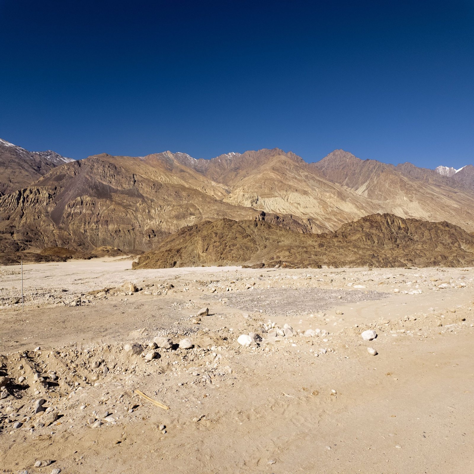 Ladakh in September with clear mountain scenery and autumn landscapes